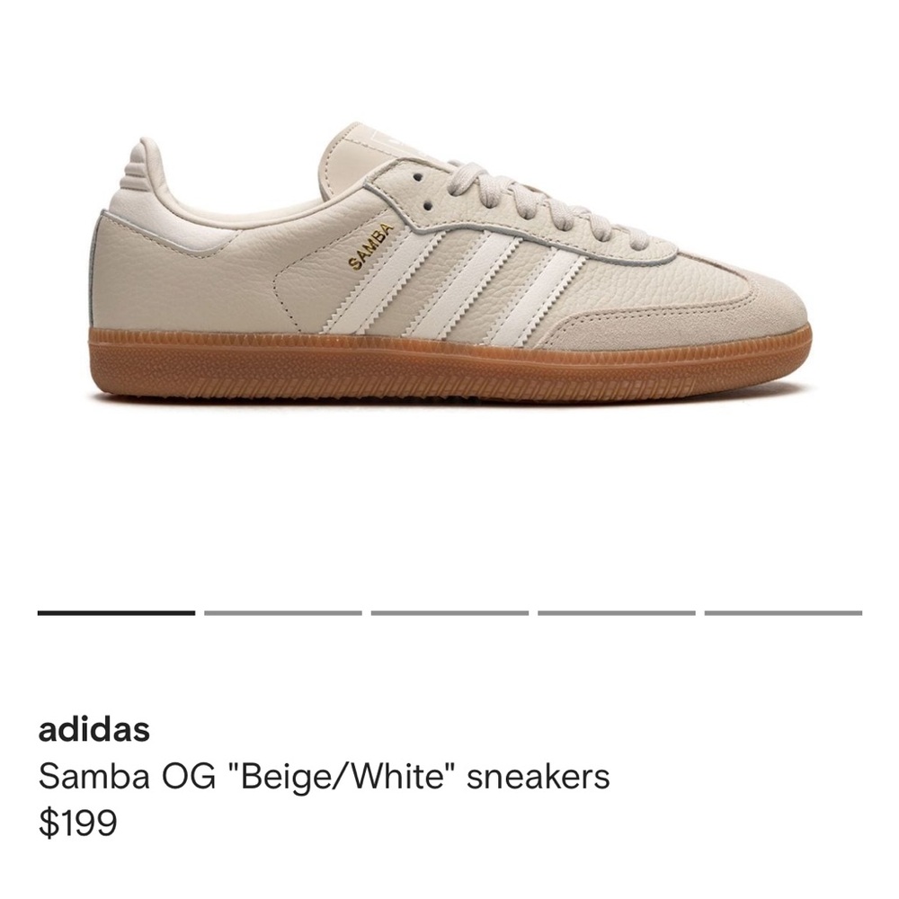 Adidas Samba OG Beige/White/Gum